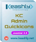 KC Admin Quickicons Joomla! 2.5