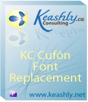 KC Cufón Font Replacement